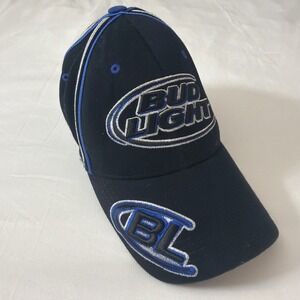 Vintage 2006 NASCAR Bud Light‎ Baseball Cap Unisex Blue Embroidered Medium/Large